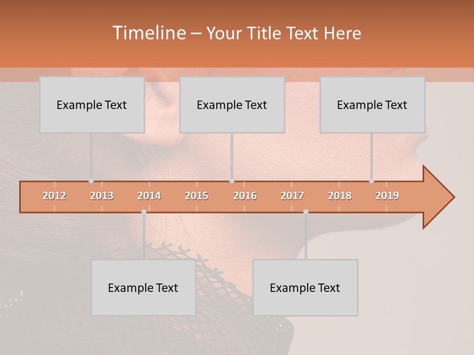 Calm Eyes Black PowerPoint Template