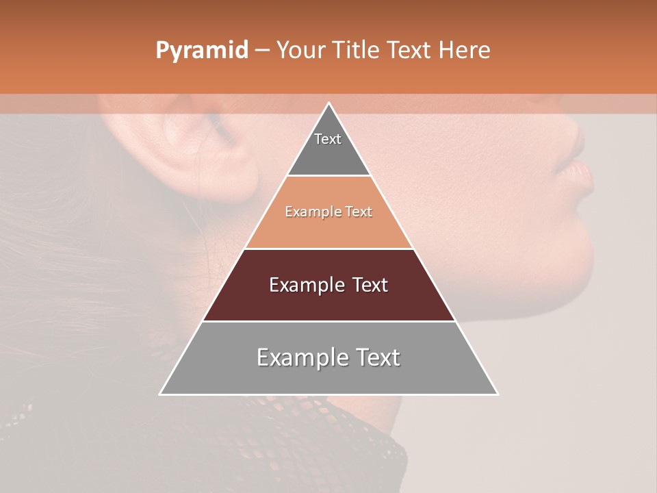 Calm Eyes Black PowerPoint Template