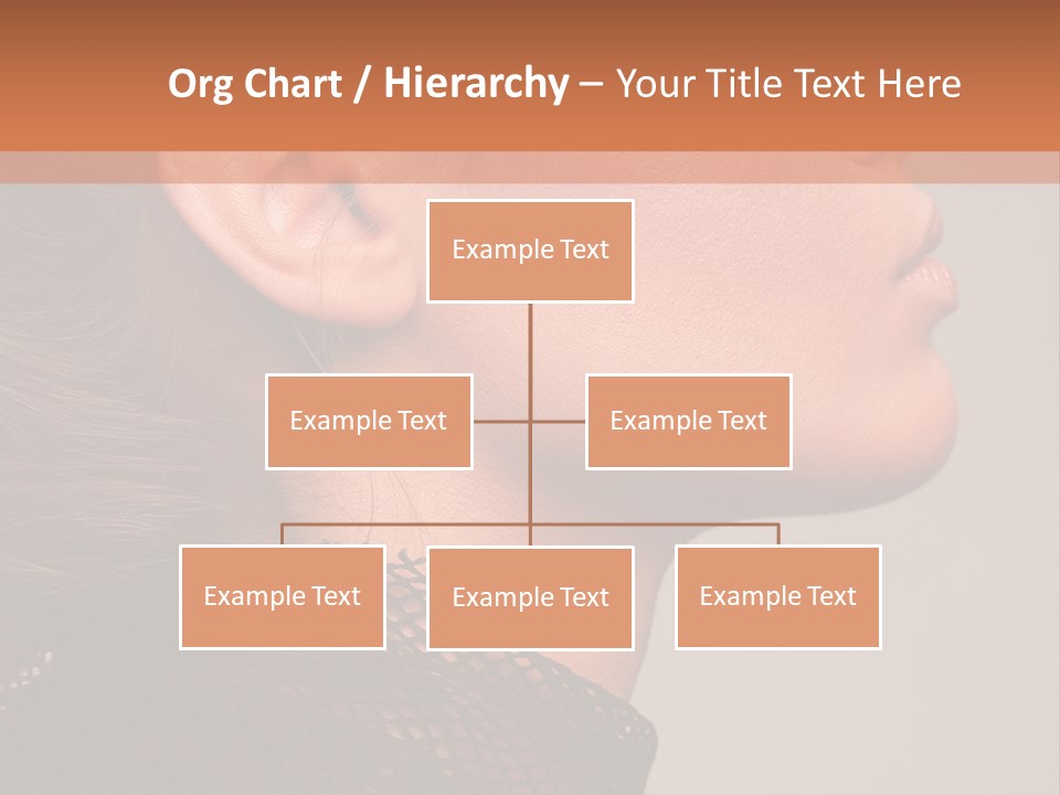 Calm Eyes Black PowerPoint Template