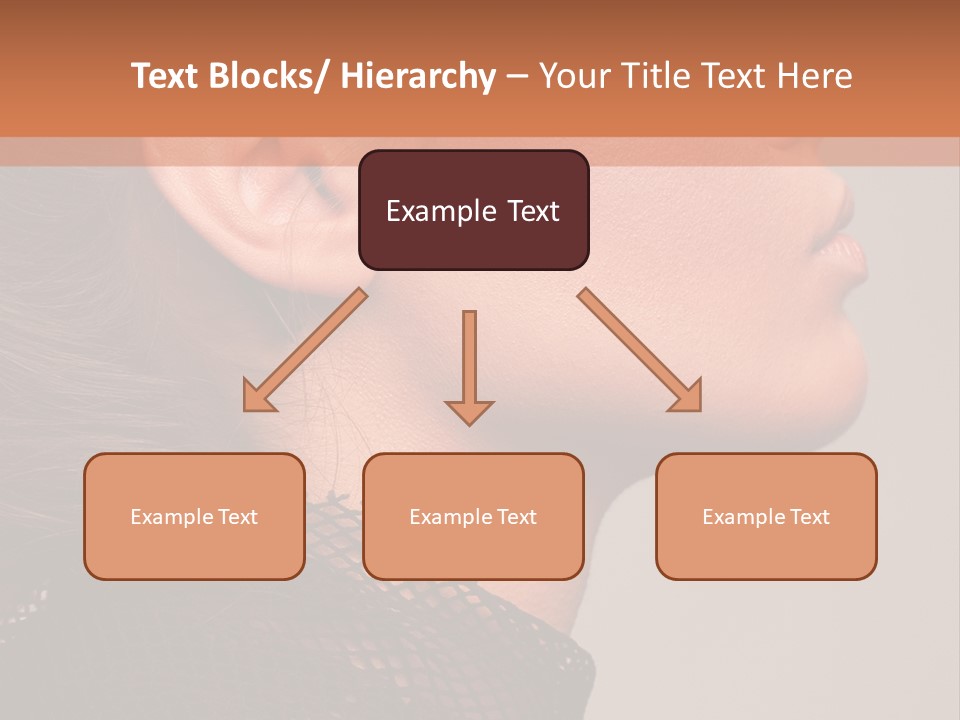 Calm Eyes Black PowerPoint Template