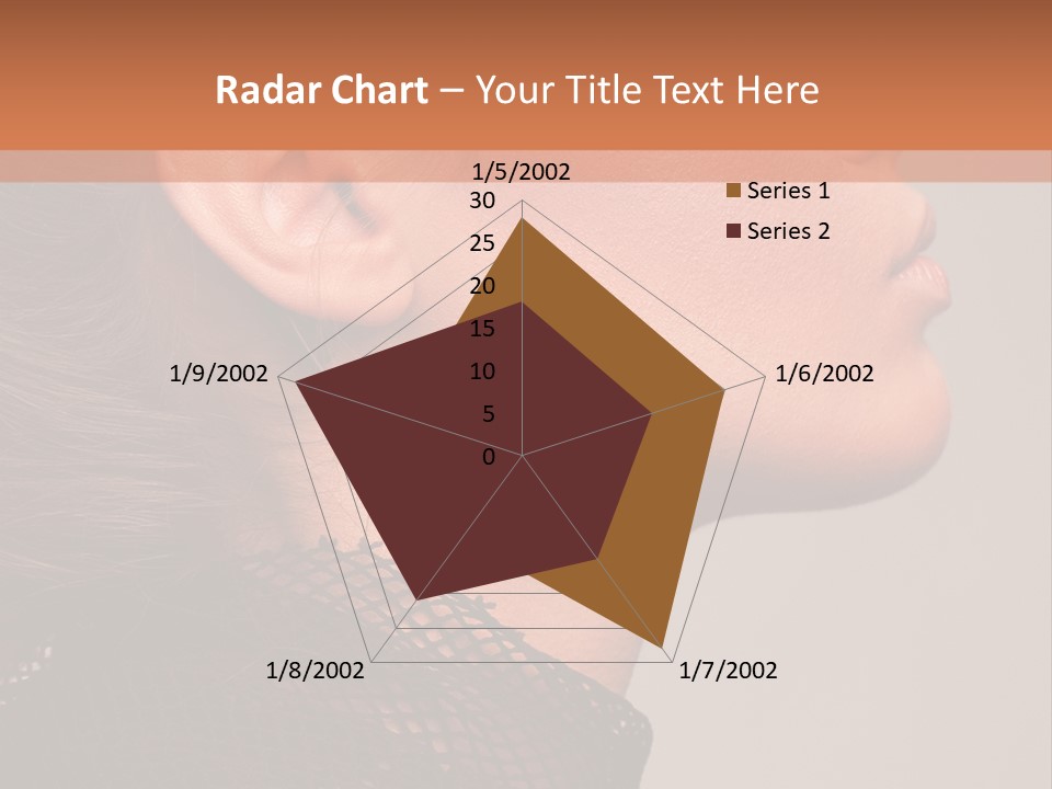Calm Eyes Black PowerPoint Template