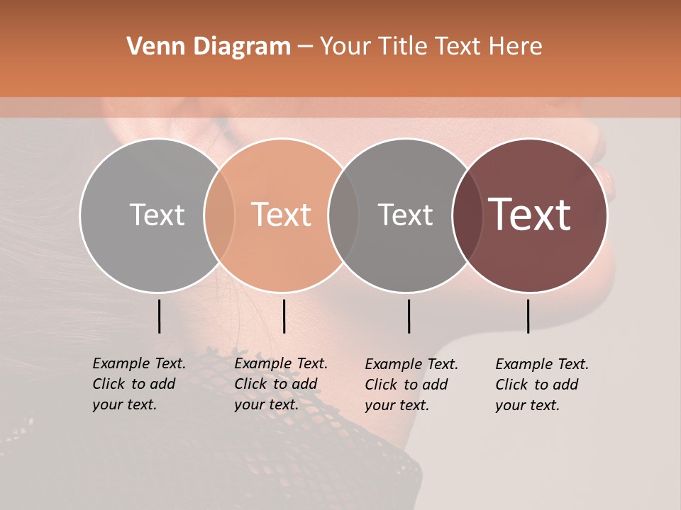 Calm Eyes Black PowerPoint Template