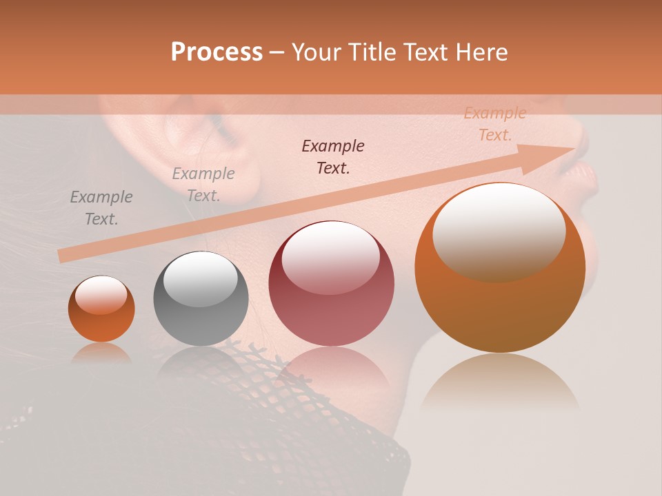 Calm Eyes Black PowerPoint Template