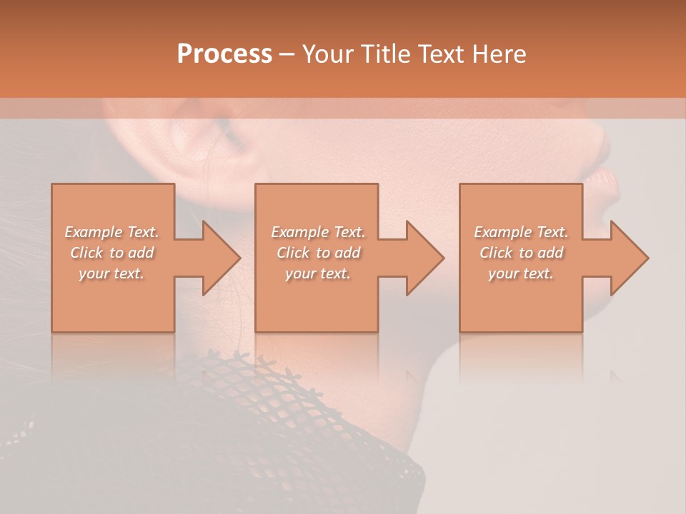 Calm Eyes Black PowerPoint Template