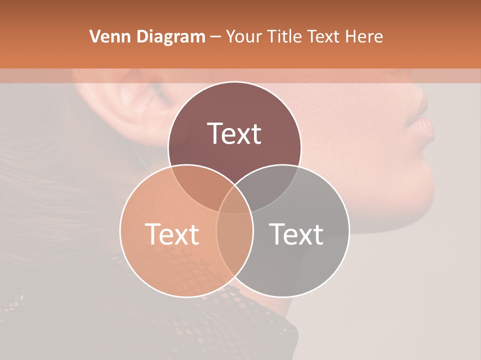 Calm Eyes Black PowerPoint Template