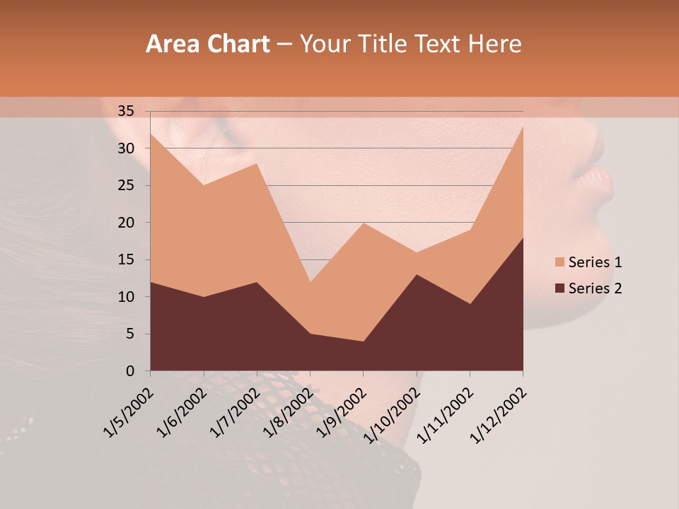 Calm Eyes Black PowerPoint Template