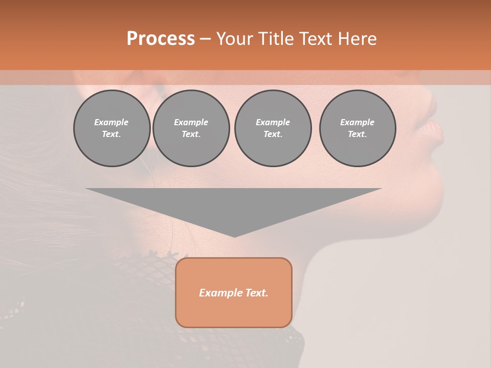 Calm Eyes Black PowerPoint Template