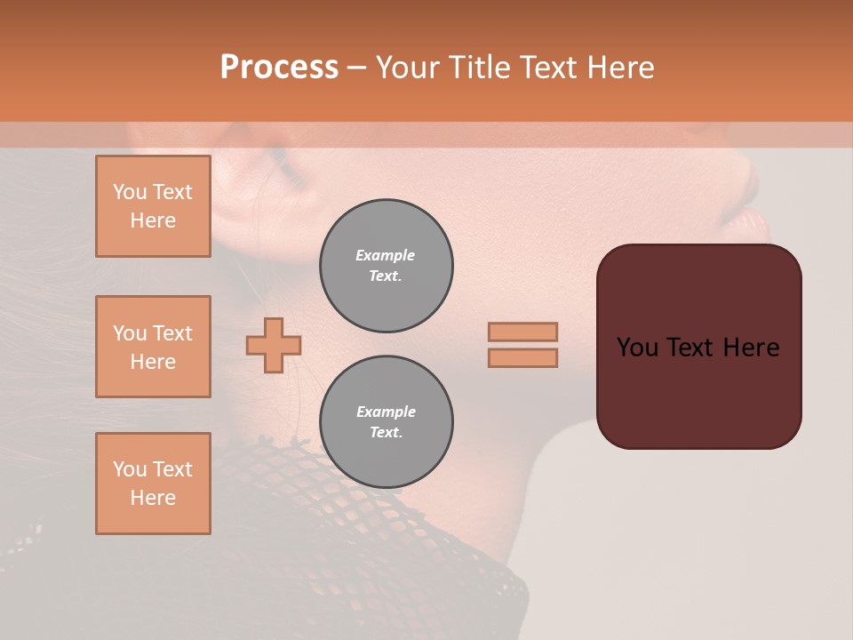 Calm Eyes Black PowerPoint Template