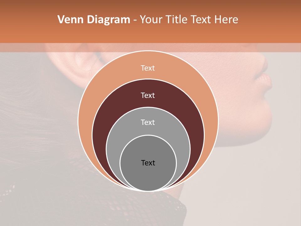 Calm Eyes Black PowerPoint Template