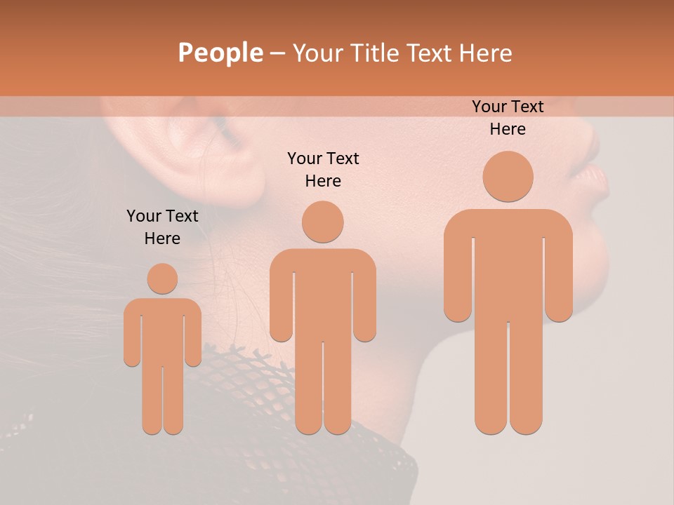 Calm Eyes Black PowerPoint Template