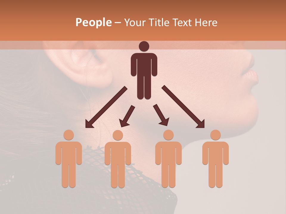 Calm Eyes Black PowerPoint Template