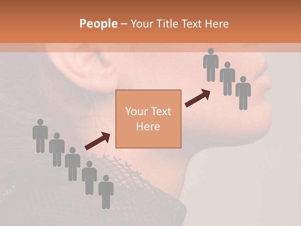 Calm Eyes Black PowerPoint Template