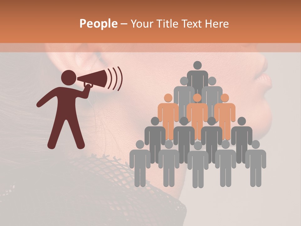 Calm Eyes Black PowerPoint Template