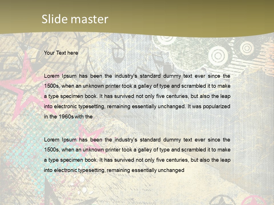 Grunge Art PowerPoint Template