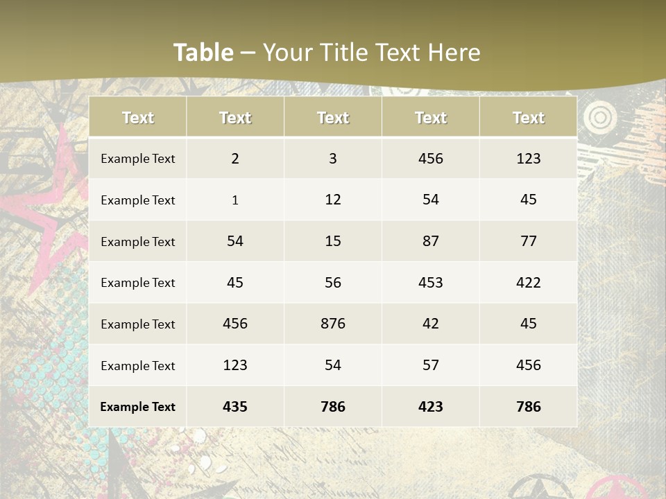 Grunge Art PowerPoint Template