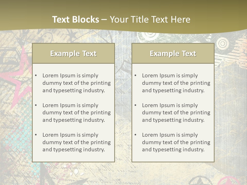 Grunge Art PowerPoint Template