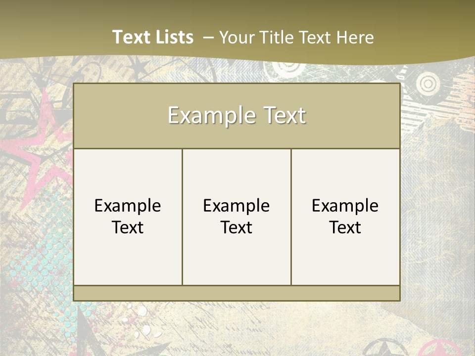 Grunge Art PowerPoint Template