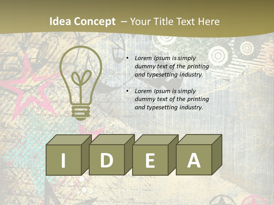 Grunge Art PowerPoint Template