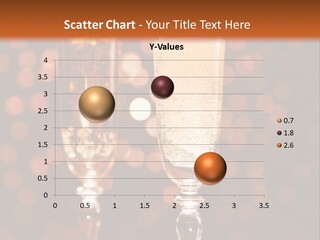 Champagne Poured Into Glass PowerPoint Template
