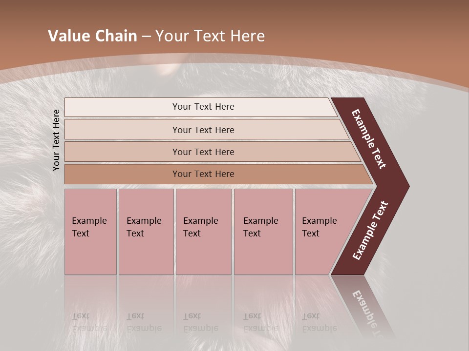 Fur Coat For Women PowerPoint Template