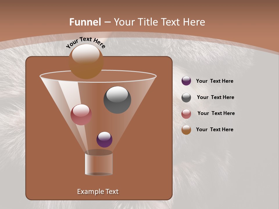 Fur Coat For Women PowerPoint Template