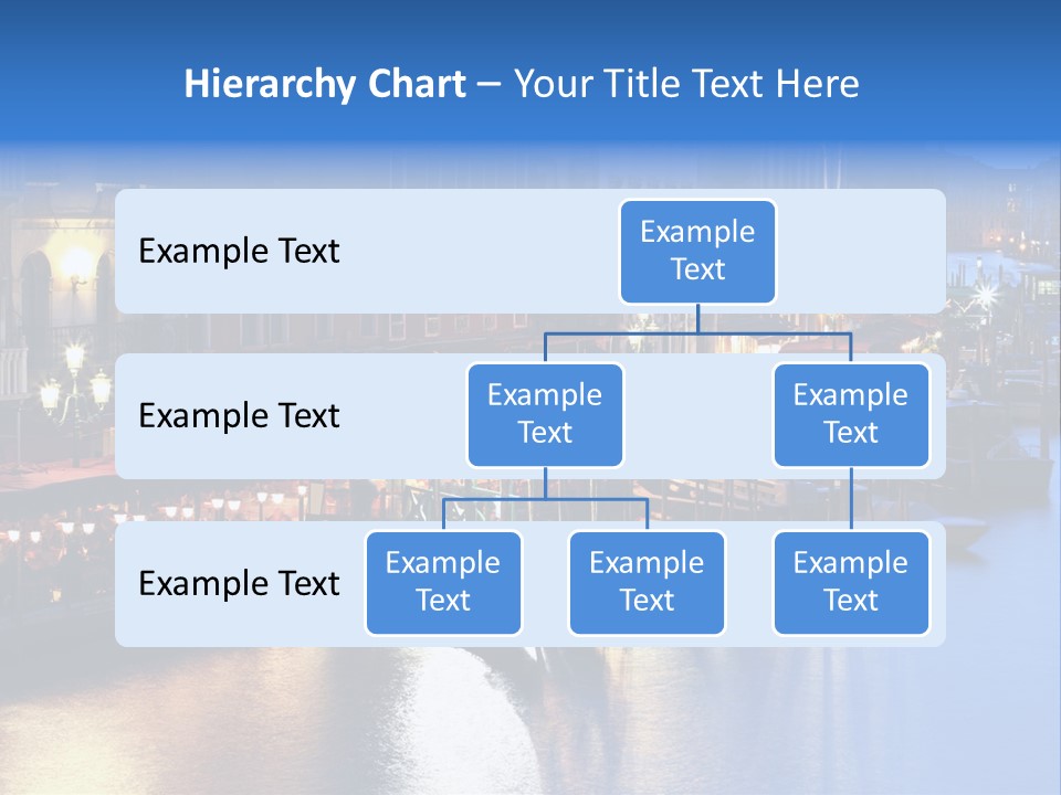 Venice Italy At Night PowerPoint Template