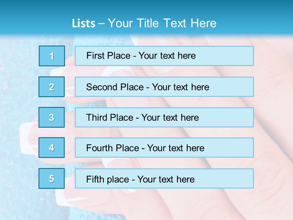 French Unghie PowerPoint Template