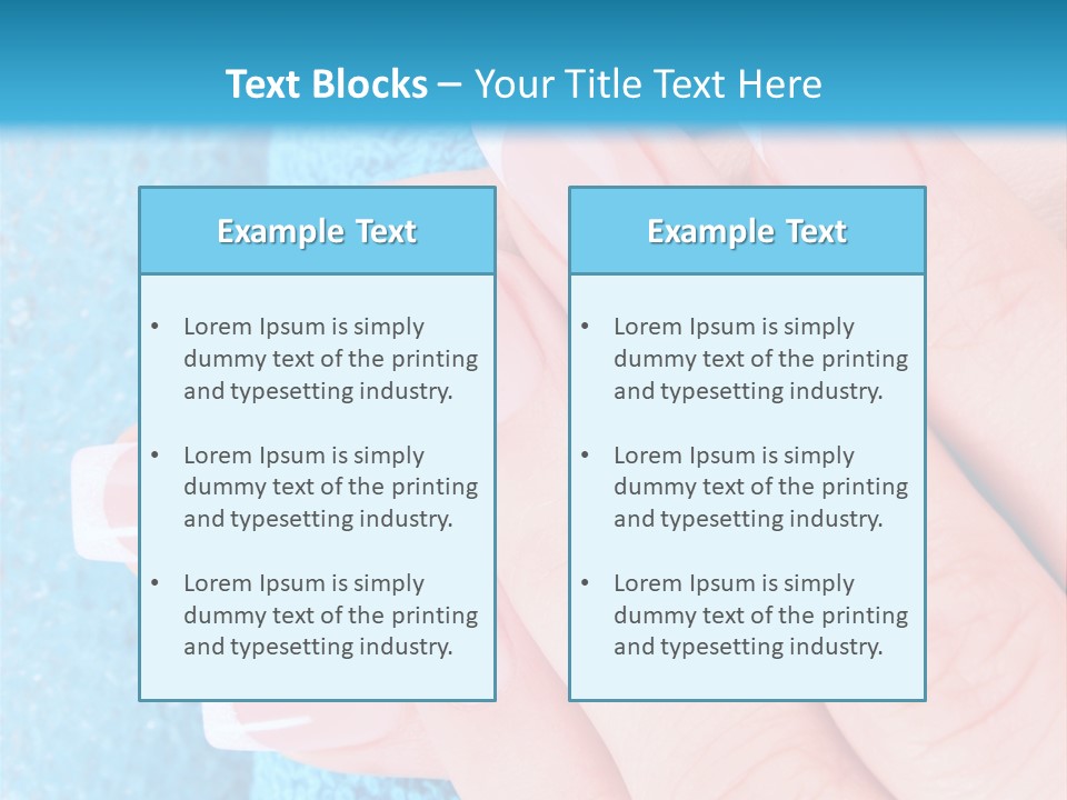 French Unghie PowerPoint Template