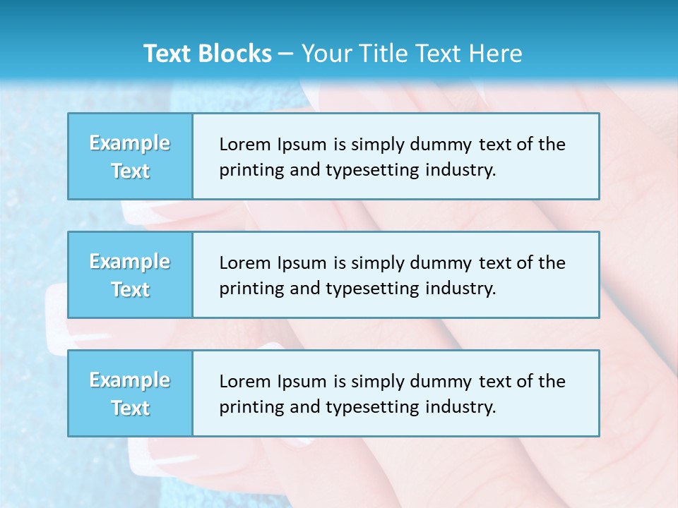 French Unghie PowerPoint Template