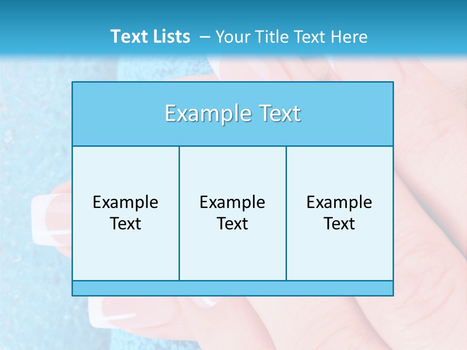 French Unghie PowerPoint Template