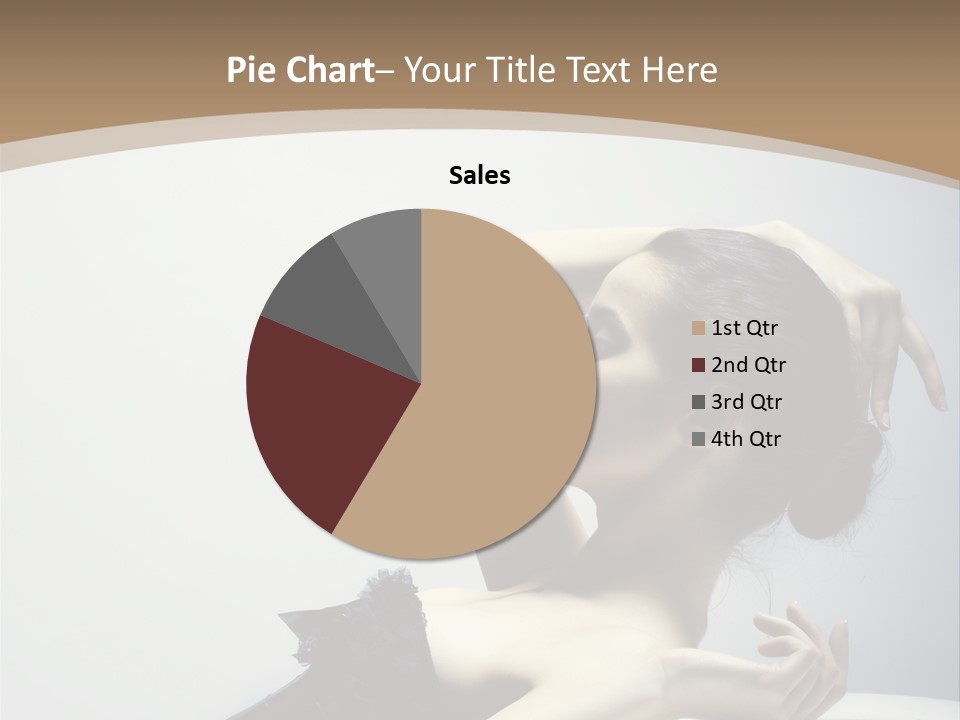 People Fingers Girl PowerPoint Template