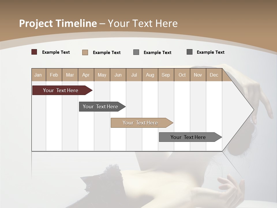 People Fingers Girl PowerPoint Template