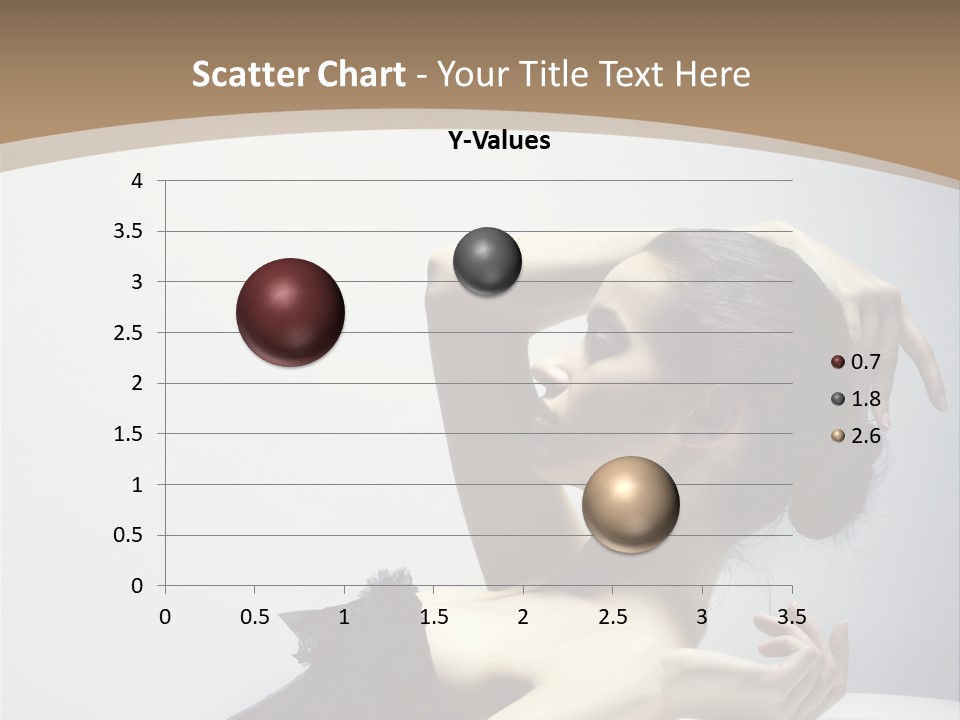 People Fingers Girl PowerPoint Template