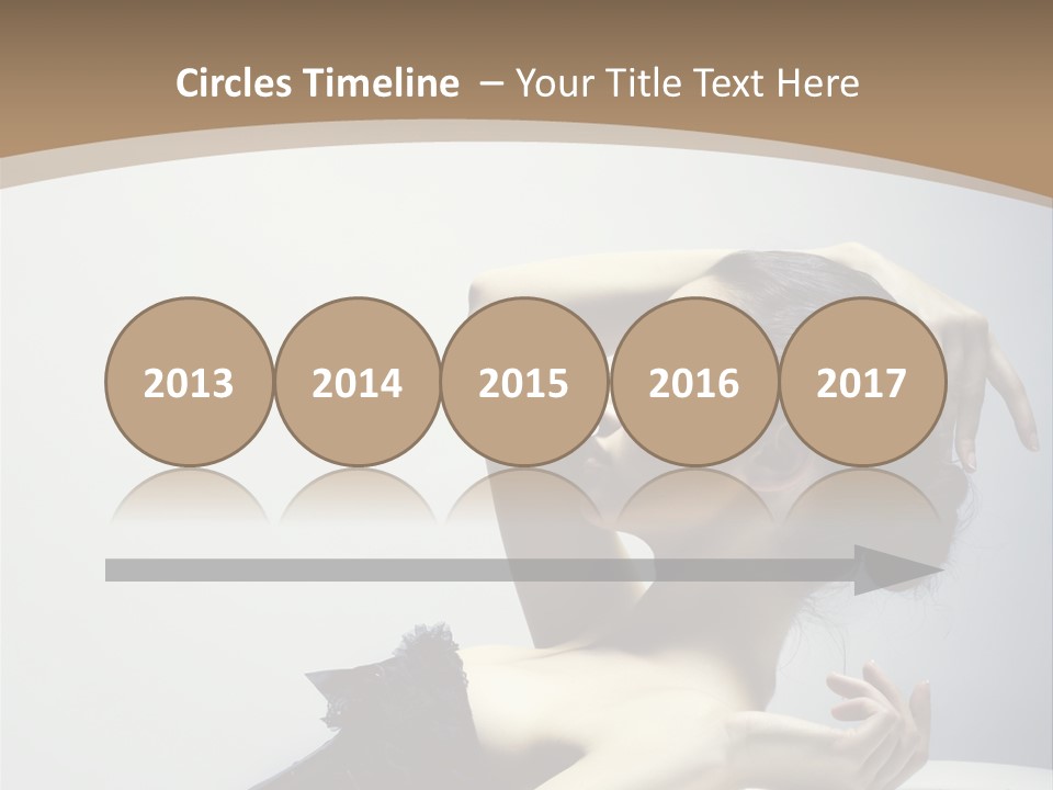 People Fingers Girl PowerPoint Template