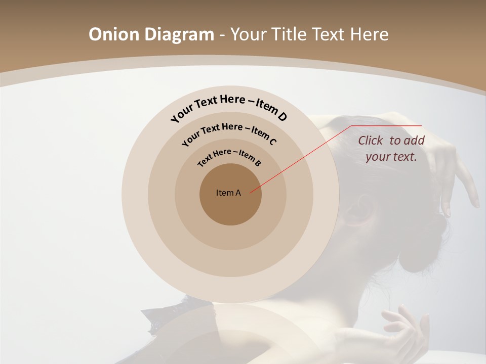 People Fingers Girl PowerPoint Template