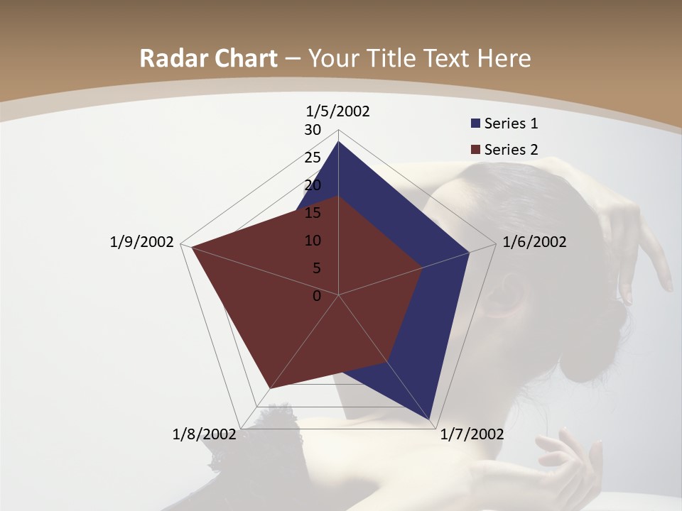 People Fingers Girl PowerPoint Template