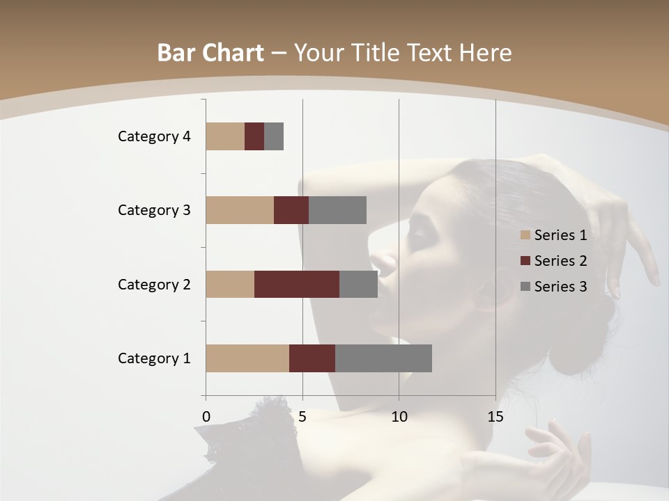 People Fingers Girl PowerPoint Template