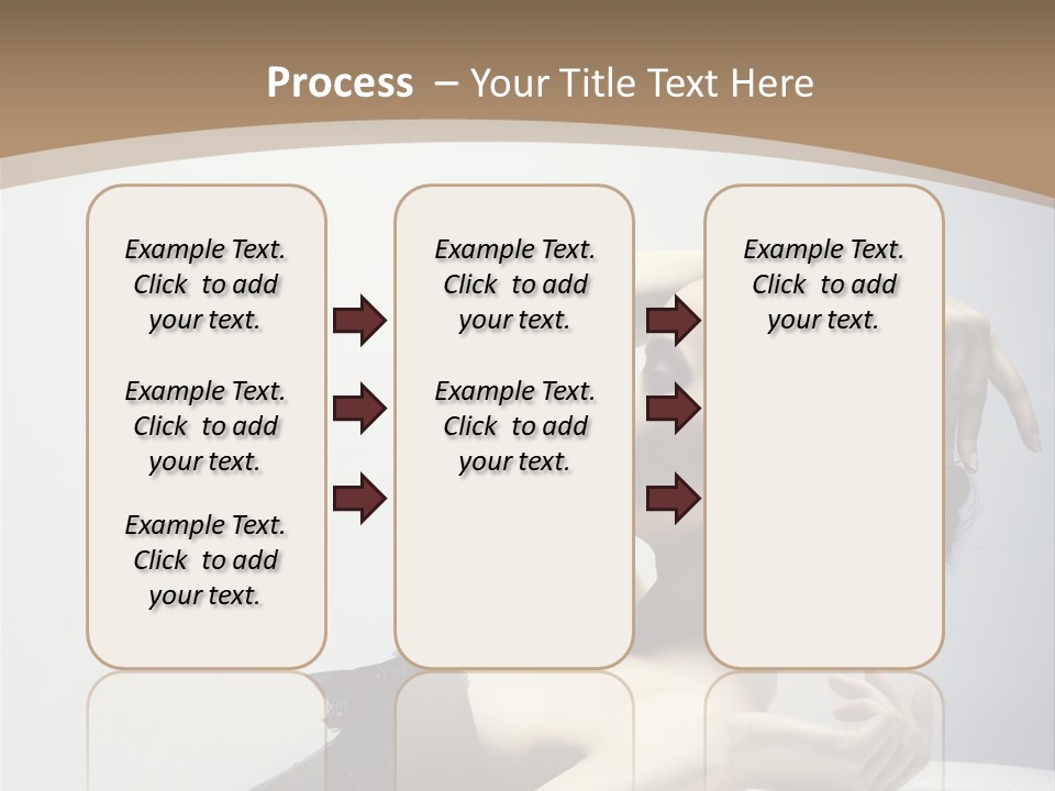 People Fingers Girl PowerPoint Template