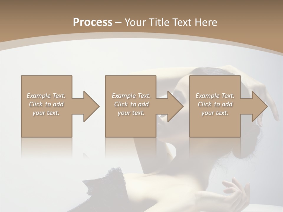 People Fingers Girl PowerPoint Template