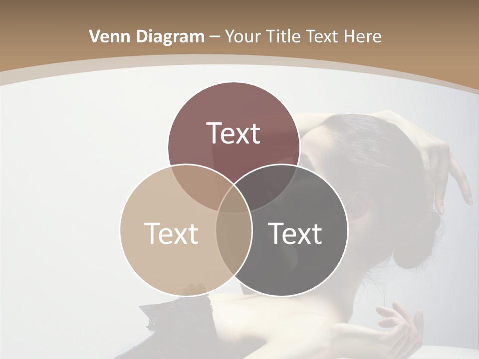 People Fingers Girl PowerPoint Template