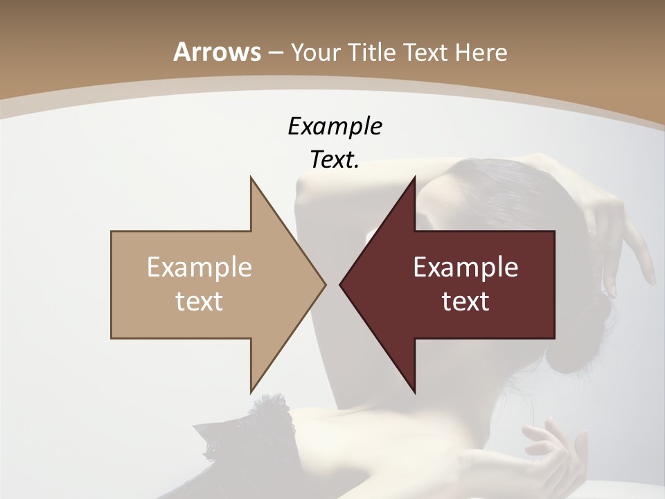 People Fingers Girl PowerPoint Template