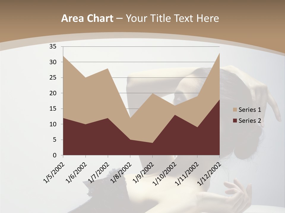 People Fingers Girl PowerPoint Template
