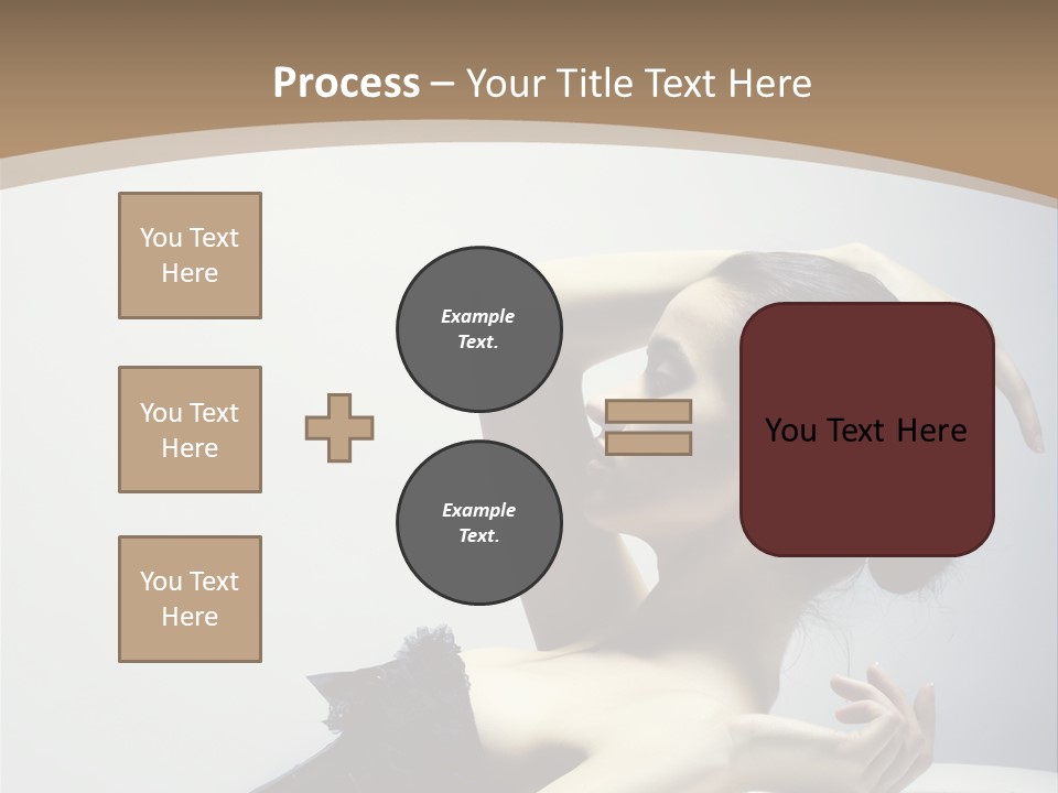 People Fingers Girl PowerPoint Template