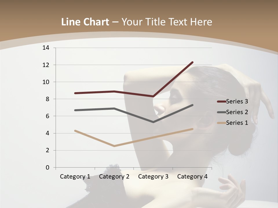 People Fingers Girl PowerPoint Template