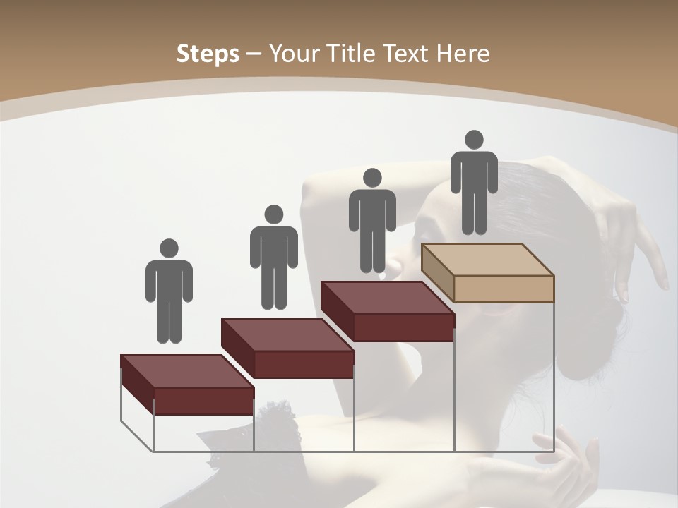 People Fingers Girl PowerPoint Template