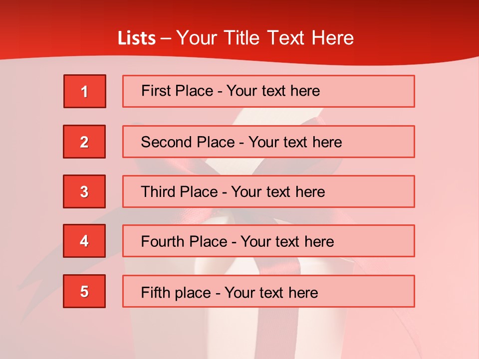 Life Present Box PowerPoint Template
