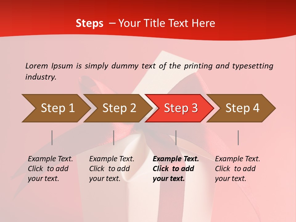 Life Present Box PowerPoint Template