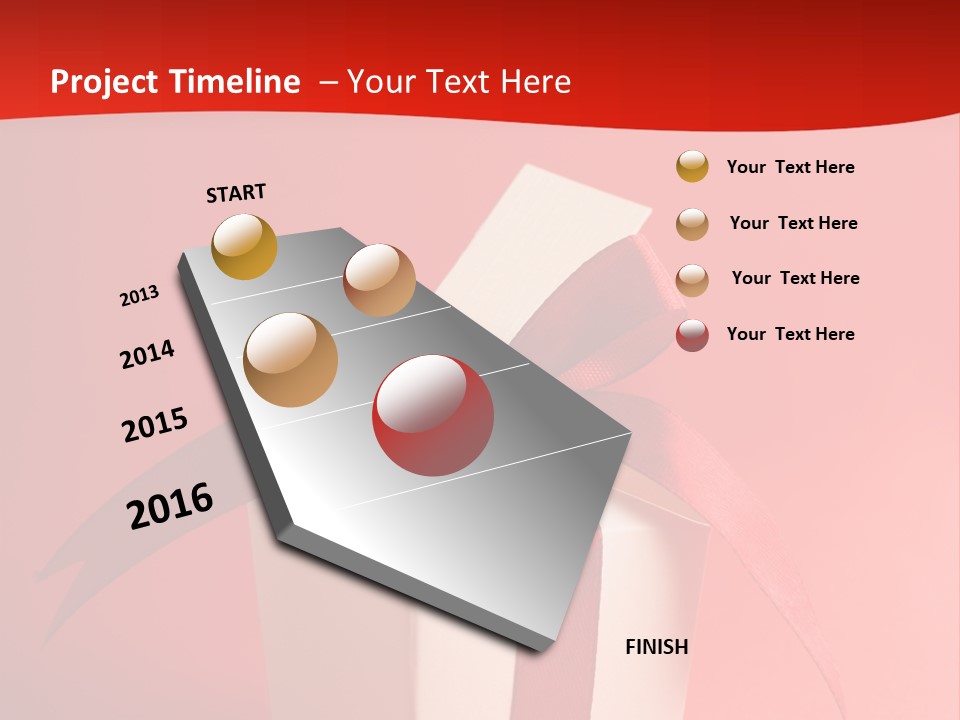 Life Present Box PowerPoint Template