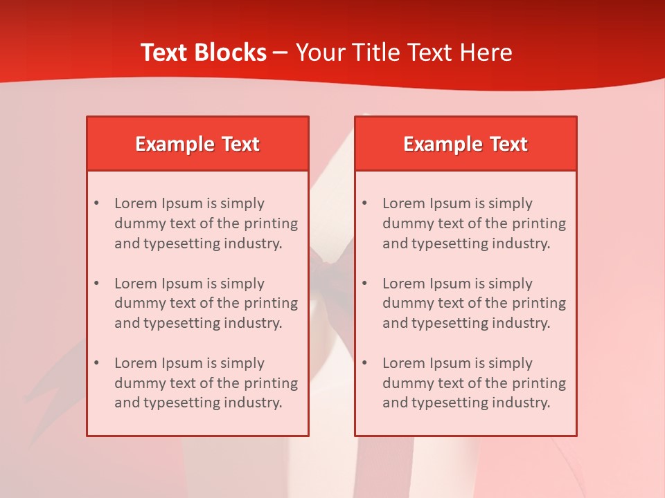 Life Present Box PowerPoint Template