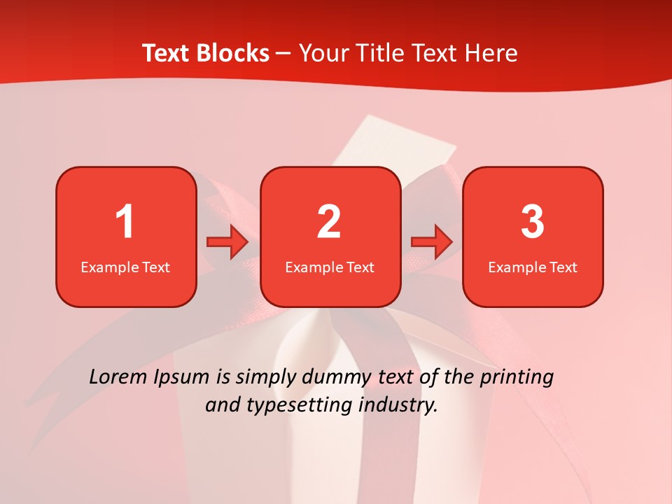 Life Present Box PowerPoint Template